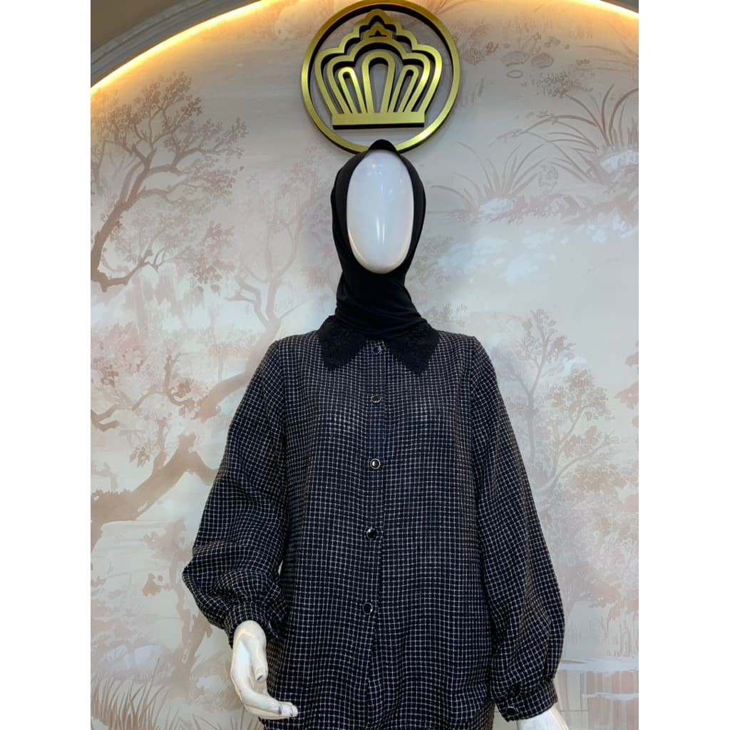 Qoni | One Set Zeva | Gaun Simple | Dress Mewah | Gaun Elegan | Gaun Premium 2
