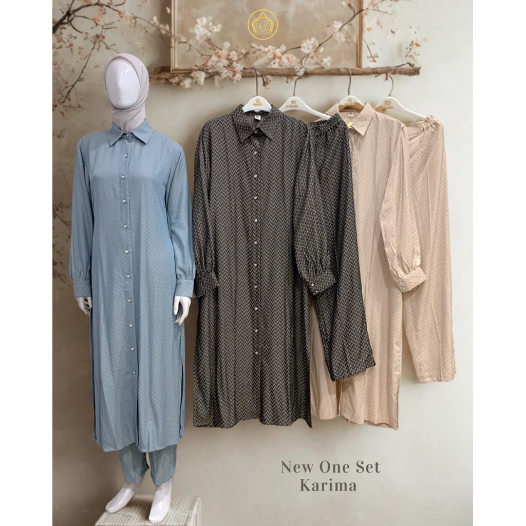 Qoni | Stln Karima | One Set Busui | Simpel | Elegan | One Set Daily