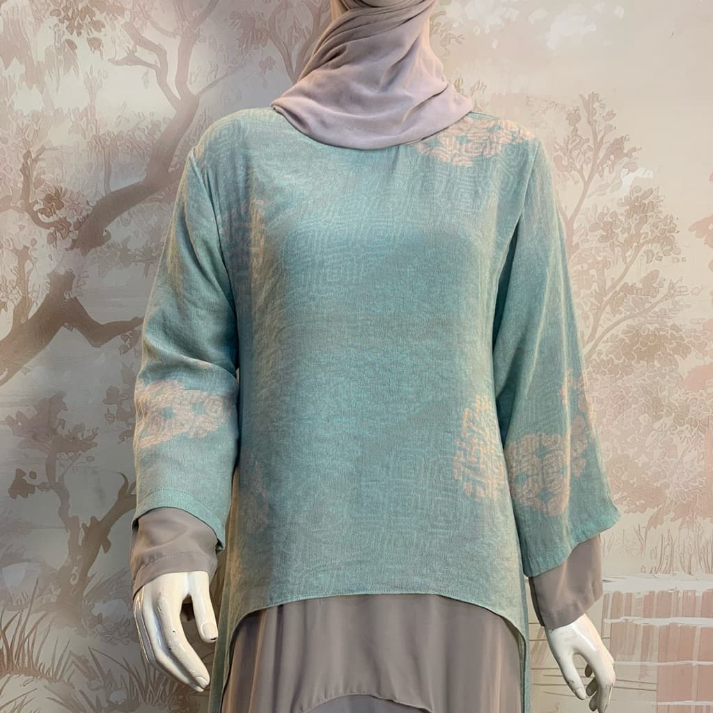 Qonita Batik Blazer Dress Wilona - Blazer Batik 4