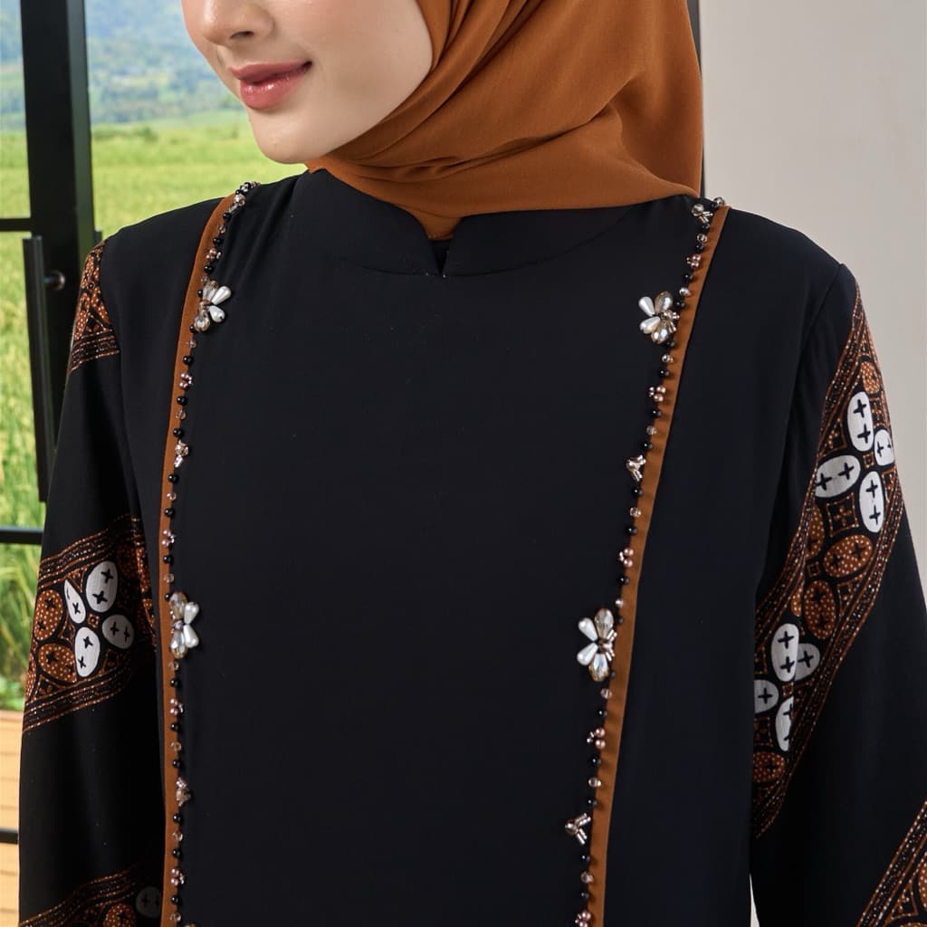 QONITA BATIK | CIKITA DRESS | GAUN DRESS 3