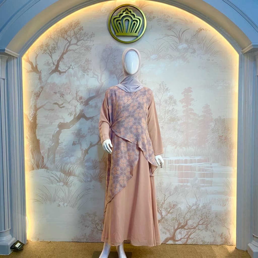 Qonita Batik Gaun Aisya - Simple Daily Dress Batik 4