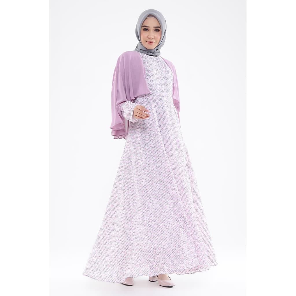 Qonita Batik Gaun Athira - Dress Batik Simple