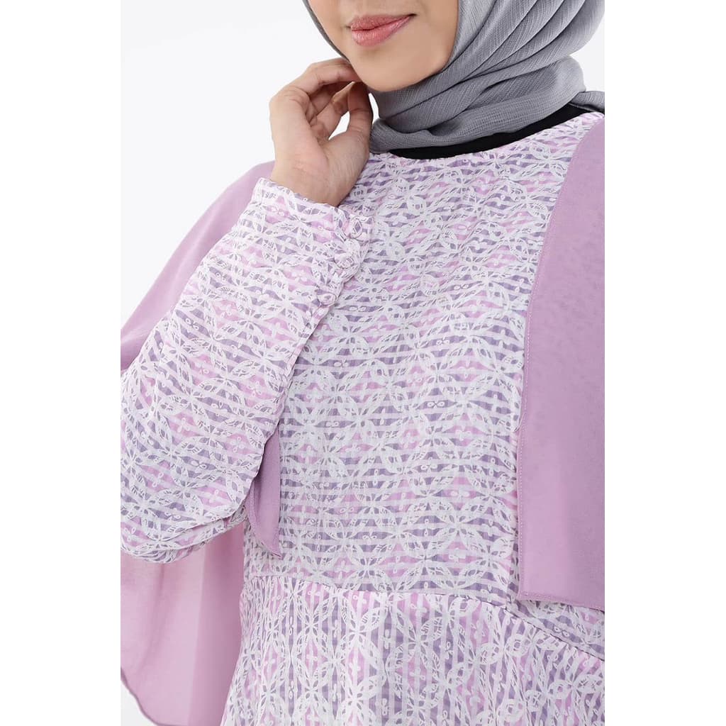 Qonita Batik Gaun Athira - Dress Batik Simple 4