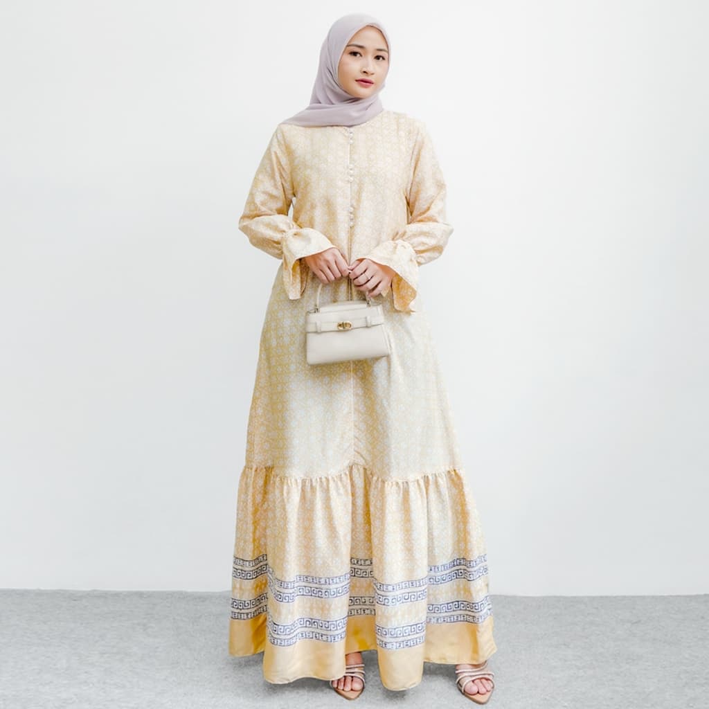 Qonita Batik - Gaun Isana - Busui Friendly Lengan Balon 4