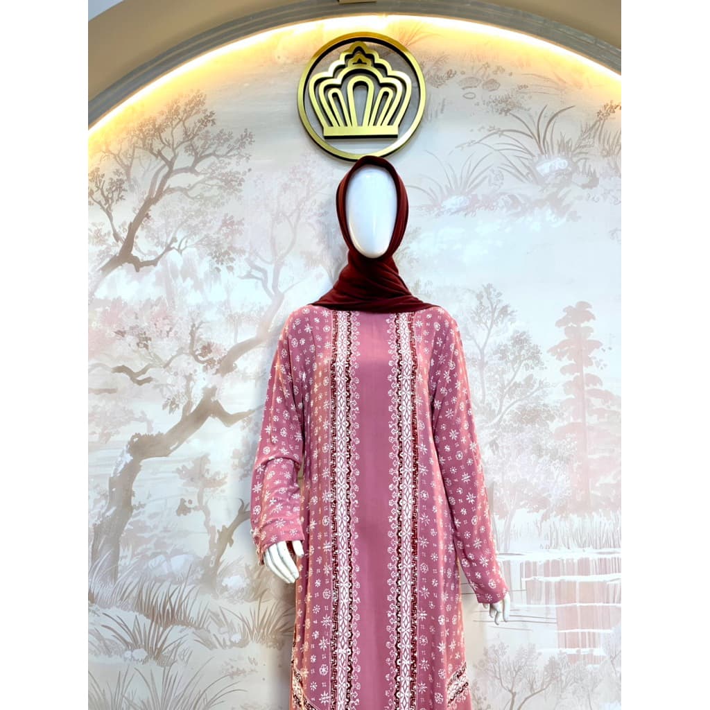 Qonita Batik Gaun Jiana - Batik Daily Simple Dress 2