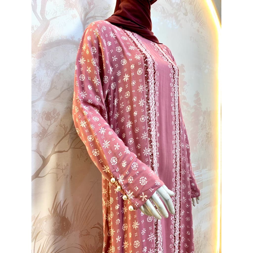 Qonita Batik Gaun Jiana - Batik Daily Simple Dress 4