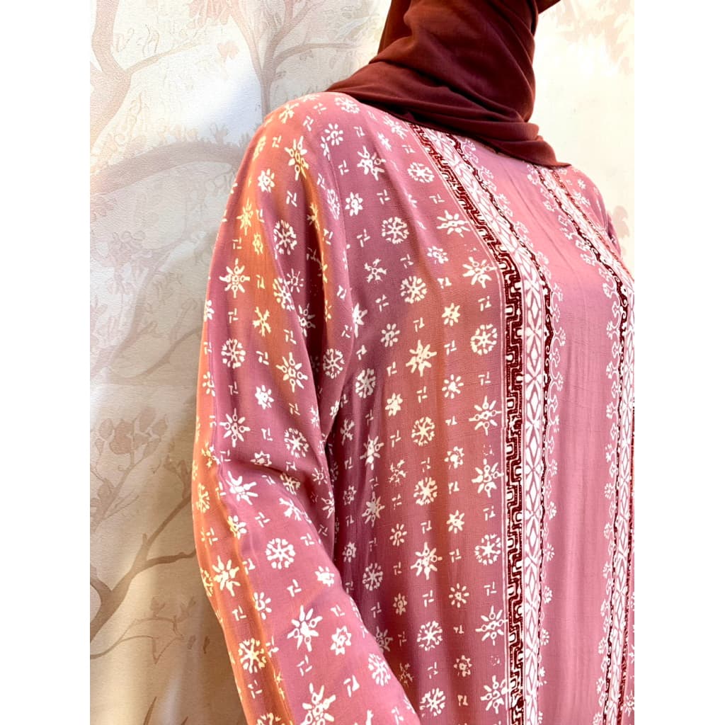 Qonita Batik Gaun Jiana - Batik Daily Simple Dress 7