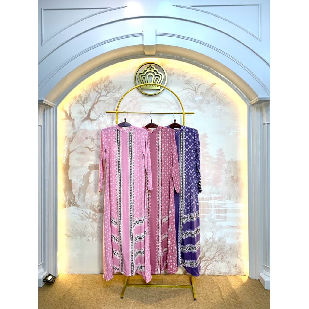Qonita Batik Gaun Jiana - Batik Daily Simple Dress 8