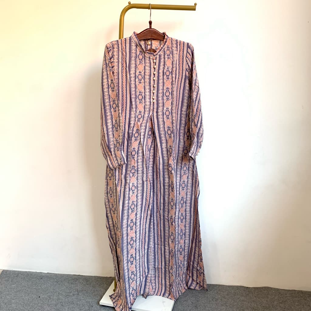 Qonita Batik Gaun Kiana - Batik Busui Daily Simple Dress 8