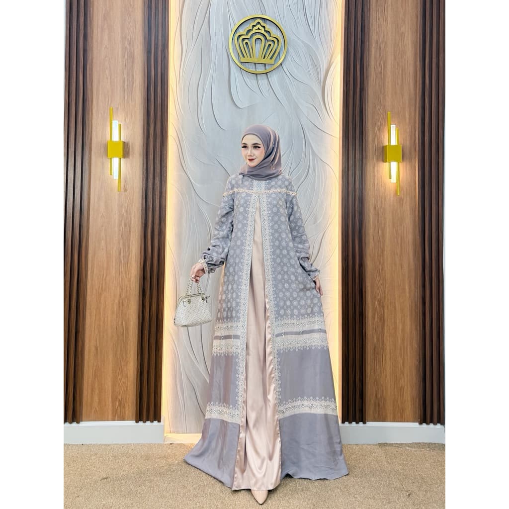 Qonita Batik | Gaun Kumala | Gaun Batik Soft | Gaun Batik Daily | Gaun Batik Berpayet 2