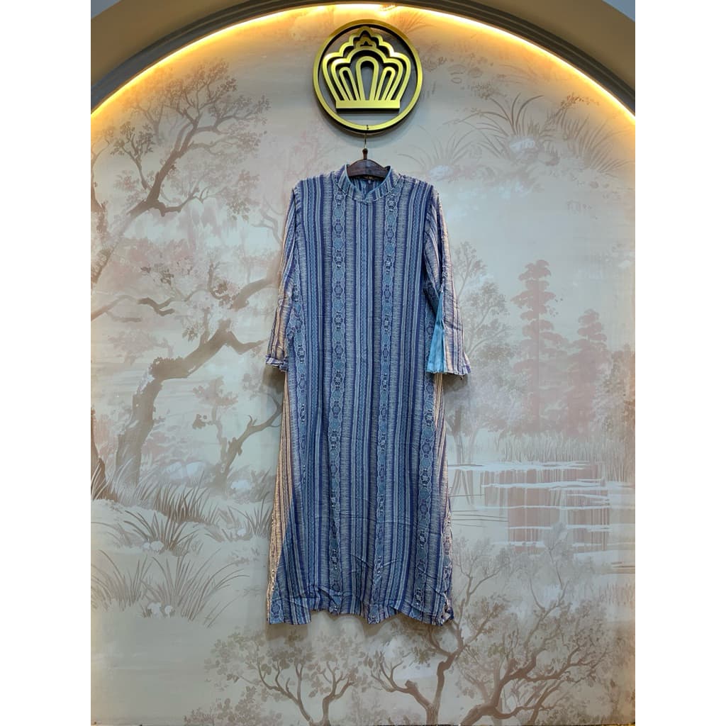 QONITA BATIK | GAUN LEONA | DRESS WANITA ATASAN WANITA | Model Terbaru Desain Elegan Gamis 8