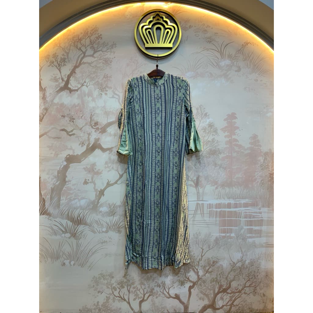 QONITA BATIK | GAUN LEONA | DRESS WANITA ATASAN WANITA | Model Terbaru Desain Elegan Gamis 9
