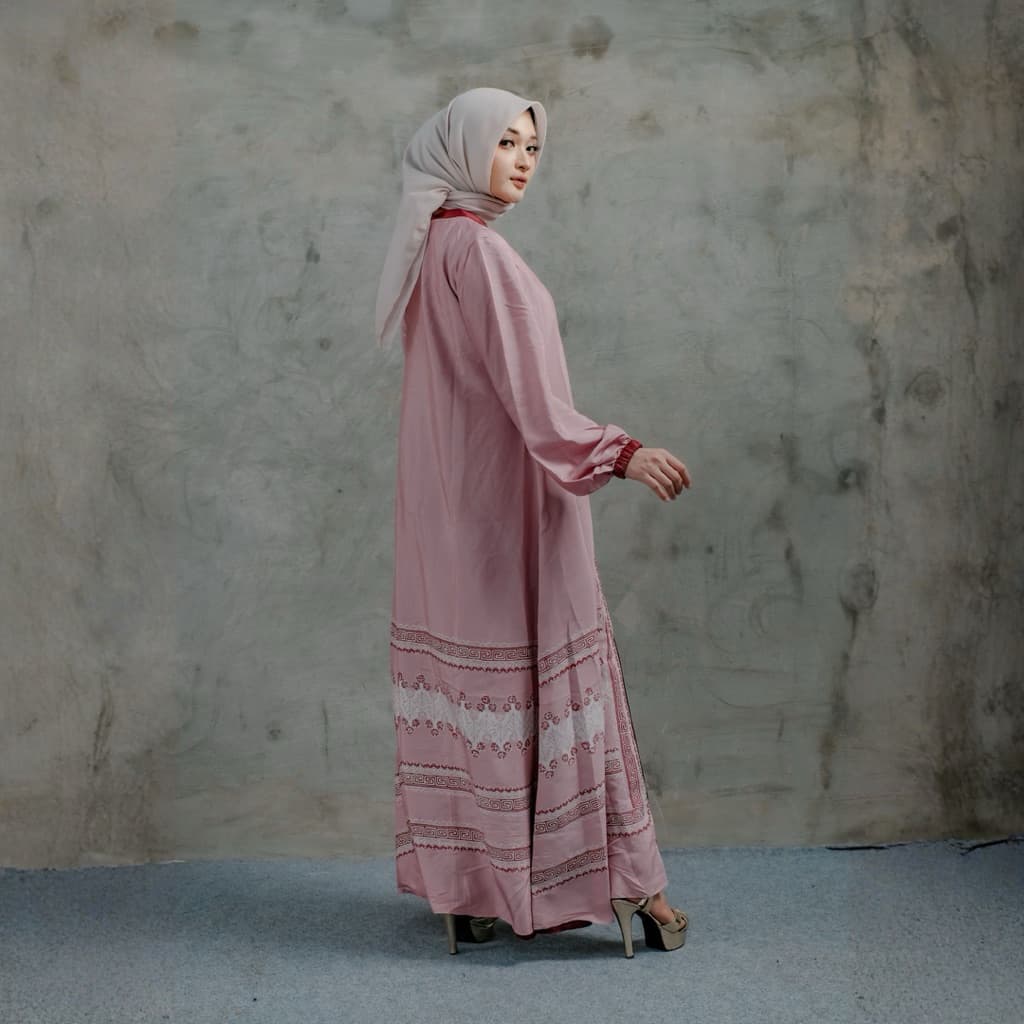 Qonita Batik | Gaun Outer Zenita | Gaun Batik Premium 5