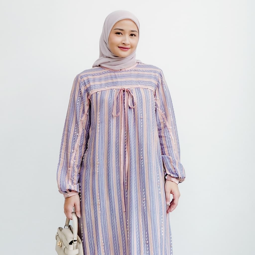 Qonita Batik | Gaun Tanira | Dress Batik | Gaun Mewah 2