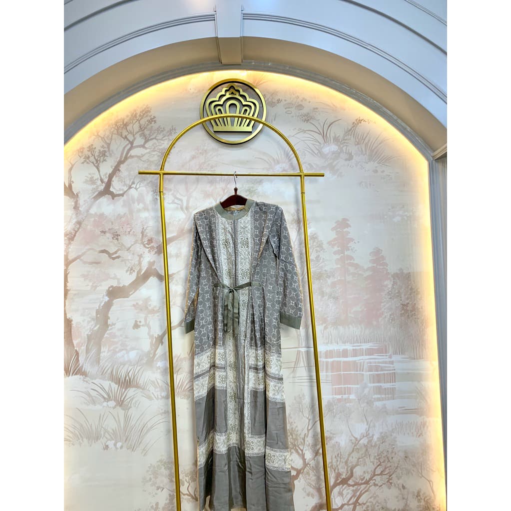 Qonita Batik Gaun Tanisha - Simple Elegant Dress Batik 8