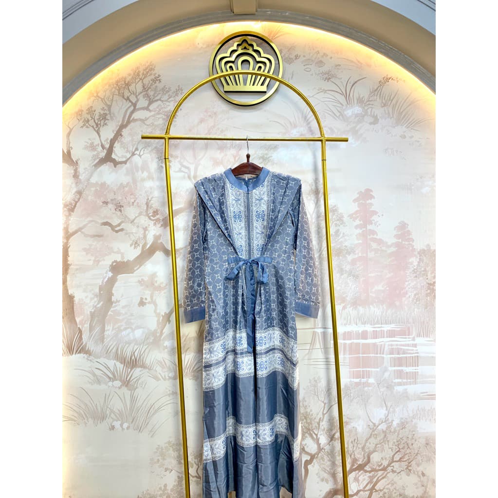 Qonita Batik Gaun Tanisha - Simple Elegant Dress Batik 9