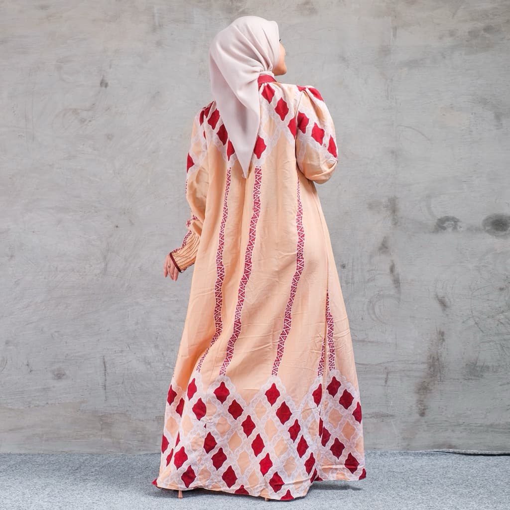 QONITA BATIK | GAUN THIANA | DRESS WANITA ATASAN WANITA | Model Terbaru Desain Elegan Gamis 5