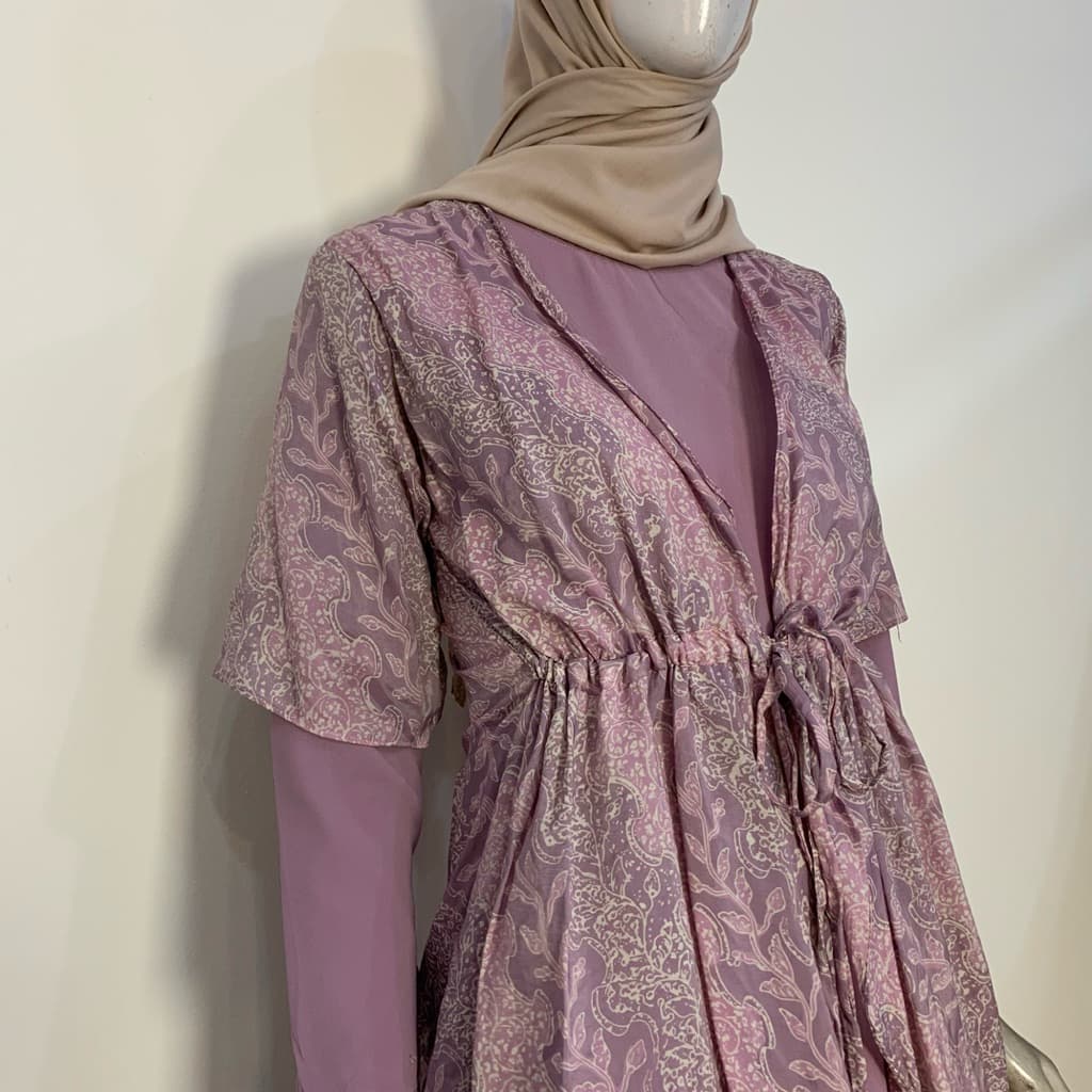 Qonita Batik Gaun Zareen Tersedia Dalam Berbagai Warna 3