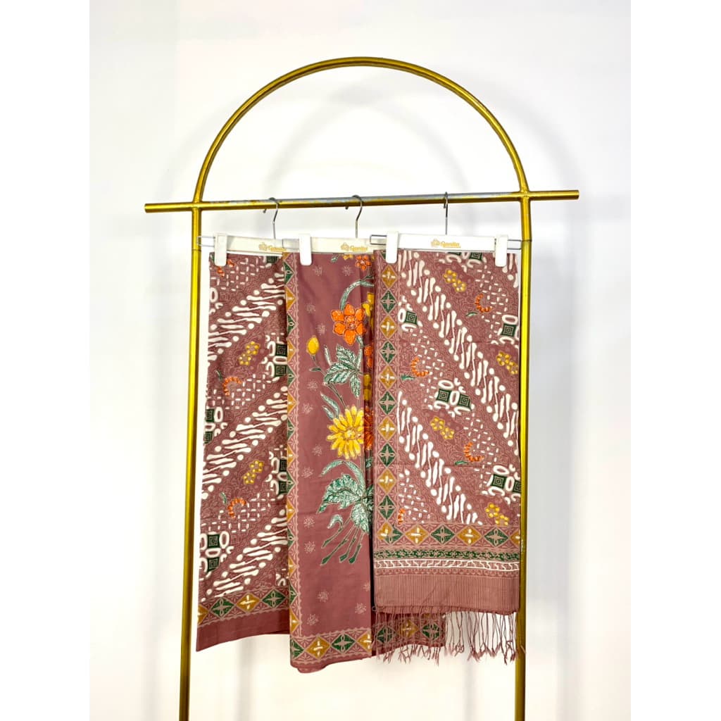 Qonita Batik Kain Sarimbit Katun - Kain Batik Satimbit Cap 2
