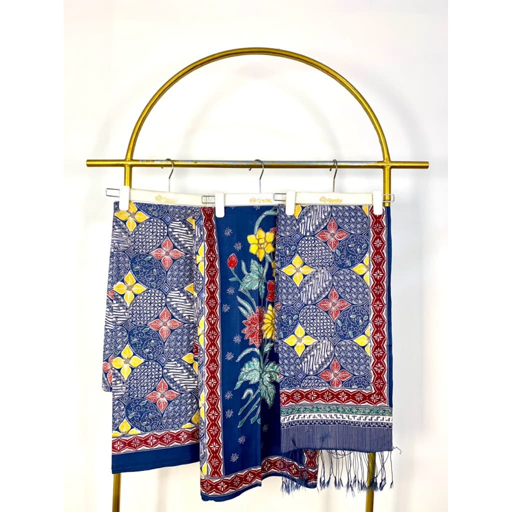 Qonita Batik Kain Sarimbit Katun - Kain Batik Satimbit Cap 3