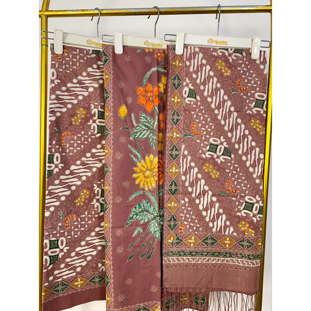 Qonita Batik Kain Sarimbit Katun - Kain Batik Satimbit Cap 8