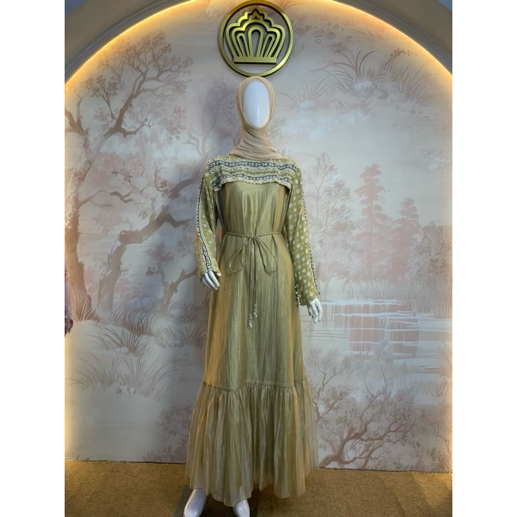 Qonita Batik Kiva Dress (only dress) - Kisah Kasih Series Exclusive Premium Dress Batik 2