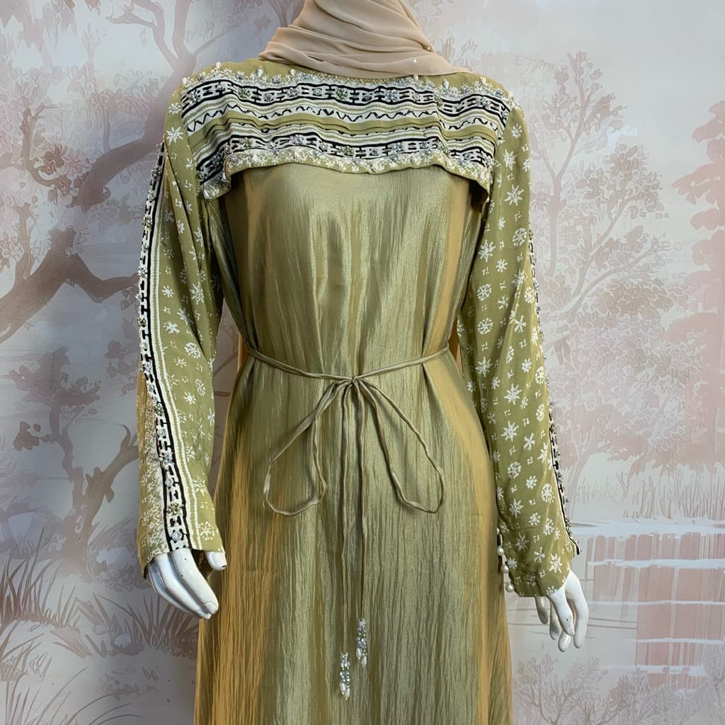 Qonita Batik Kiva Dress (only dress) - Kisah Kasih Series Exclusive Premium Dress Batik 3
