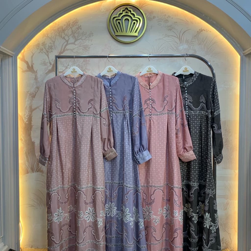 QONITA BATIK | Soraya Dress | Sakeenah Series | Busui Friendly 8