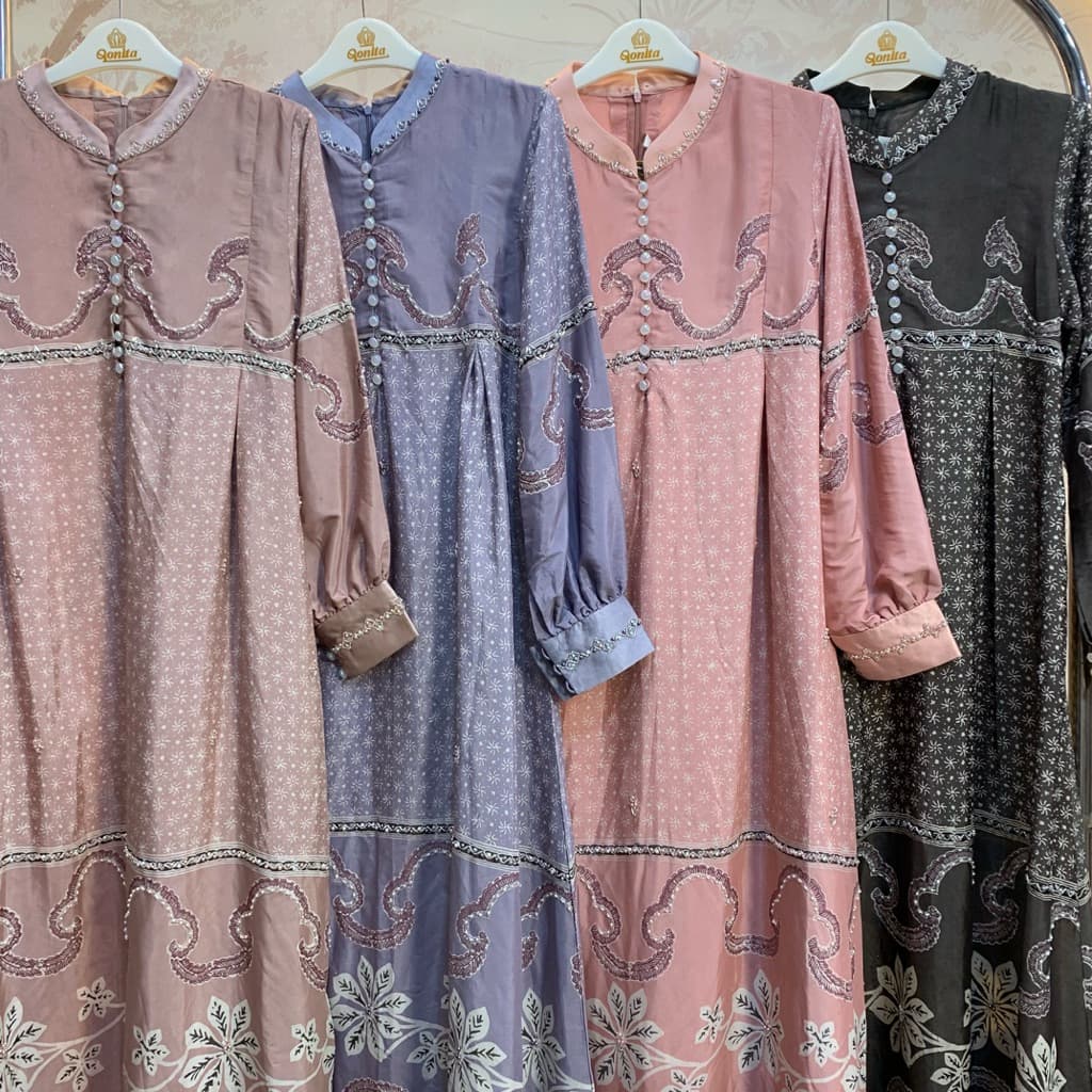 QONITA BATIK | Soraya Dress | Sakeenah Series | Busui Friendly 9