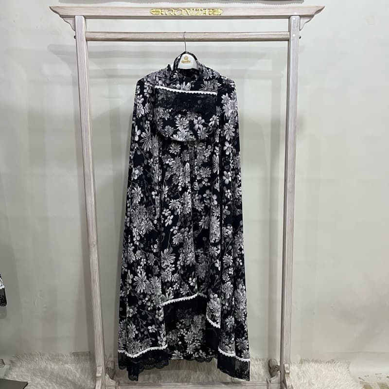 Qonita | Mukena Renda Tile | Mukena Rayon | Mukena motif 6