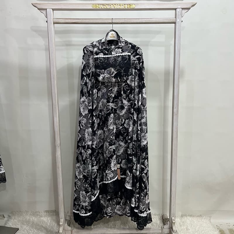 Qonita | Mukena Renda Tile | Mukena Rayon | Mukena motif 7
