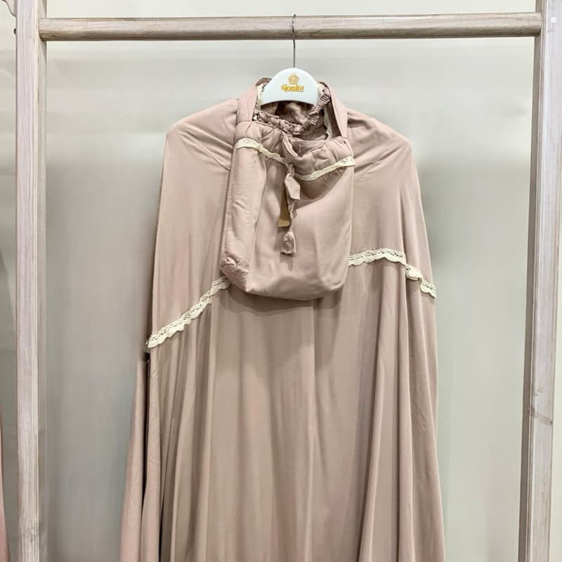 Qonita | Mukena Twill Renda | Mukena Daily | Mukena Adem | Mukena Nyaman 4