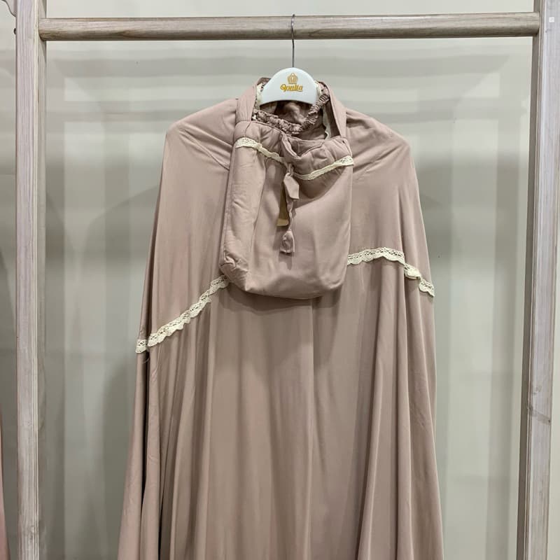 Qonita | Mukena Twill Renda | Mukena Daily | Mukena Adem | Mukena Nyaman 8