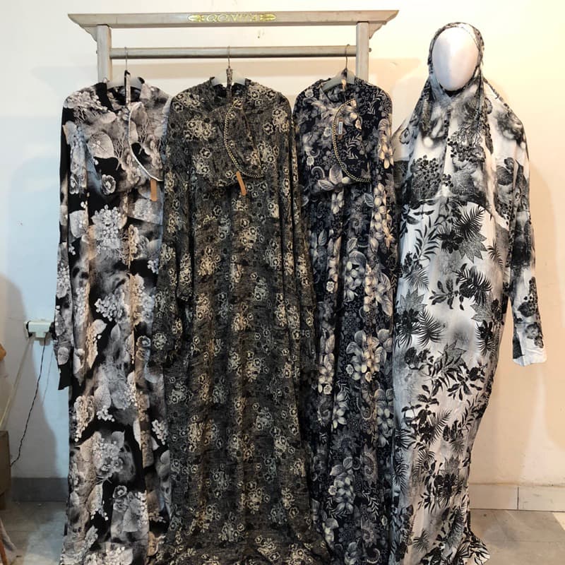 Qonita | Mukena Urban Terusan | Nyaman Adem | Ukuran Besar | Mukena Batik 2