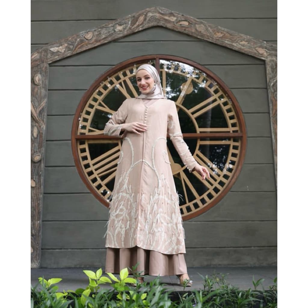 Ratifa Tunik Set | Kareema Series | Dress Premium | Elegant Dress | Dress Soft | Dress Pesta | Dress Batik Premium 2