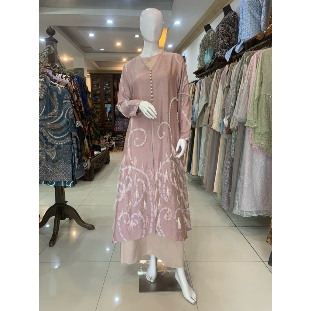 Ratifa Tunik Set | Kareema Series | Dress Premium | Elegant Dress | Dress Soft | Dress Pesta | Dress Batik Premium 4